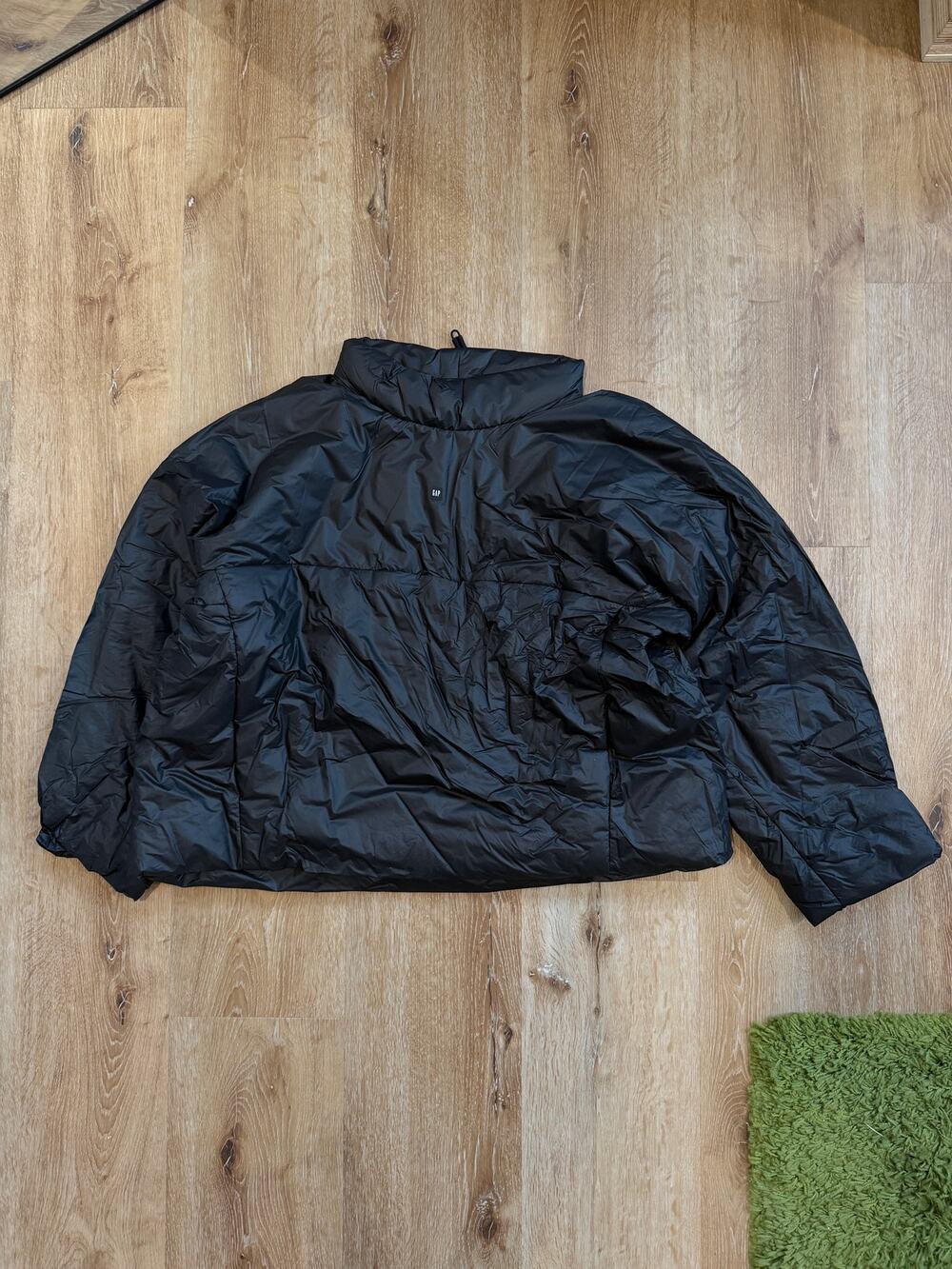 Yeezy Gap Balenciaga Mock Neck Puffer Black